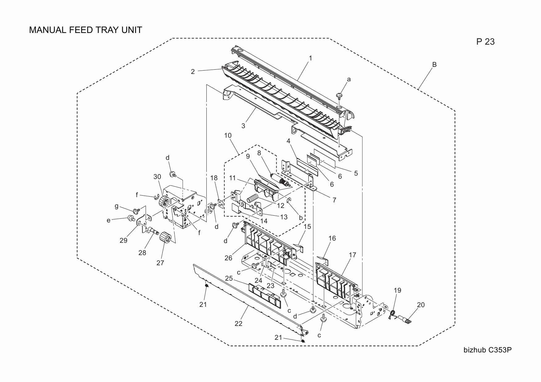 Konica-Minolta bizhub C353P A02E004 Parts Manual-3